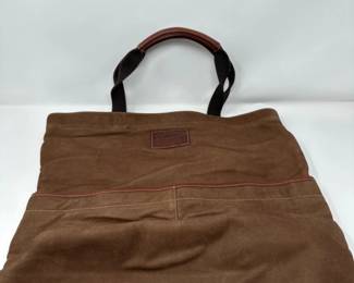 Pendleton Brown Suede Handbag Tote
