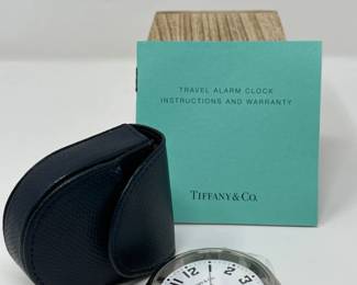 Tiffany & Co Aviator Travel Alarm Clock - IOB