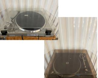 Hitachi HT-50S and Dual 506 Vintage Turntables