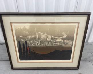 "Chenoise Creek" Signed Print By Elton Bennett