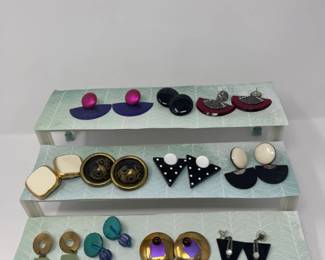 Chunky Vintage Earrings - Pierced & Clip-Ons