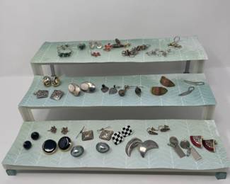 Retro Post & Dangle Earrings