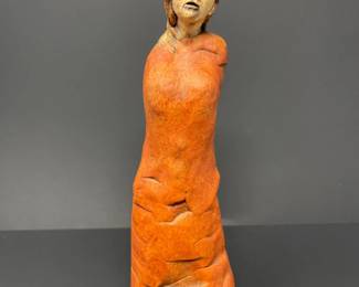 2010 NK Frater Art Sculpture Pottery - Solid - 11"T