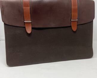 Seventy Eight Percent Briefcase - Italian Leather/Japanese Canvas