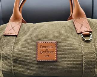 Dooney & Bourke Olive Green Canvas Handbag