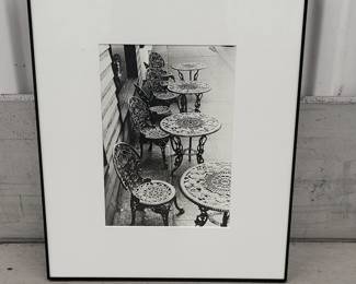 Kiko - Picturing Cascade Print Ornate Chairs & Bistro Tables