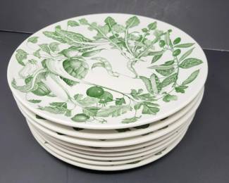 Vintage Crate & Barrel La Primula (Italy) 10" Dinner Plates - Set of Eight