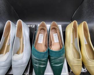 Women's Designer Shoes Strappy, Flats and Pumps - Six Pairs