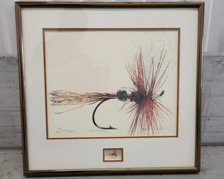 'Streaming Along' Fly Fishing Print Beth Ward Donahue Number 302/500