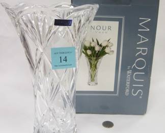 Waterford Marquis vase with box