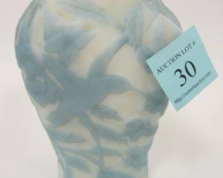 Consolidated cameo glass vase