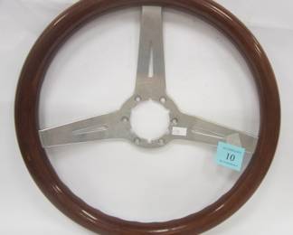 Sports car steering wheel