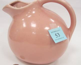 Pottery ball pitcher