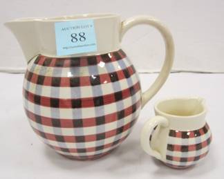 TWO VILLEROY & BOCH PORCELAIN PITCHERS