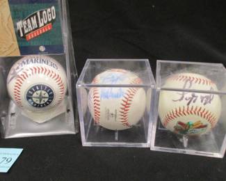 SIGNED MARINERS BASEBALLS