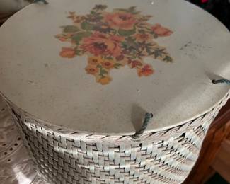 Sewing basket full of goodies