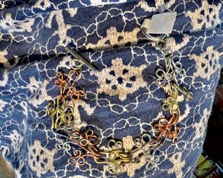 Mixed metals bracelet