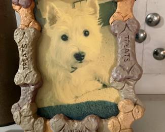 Cute dog bone frame