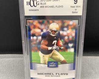 Michael Floyd Near Mint graded football card