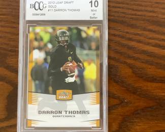 Darron Thomas Football Leaf Draft 2012, Mint