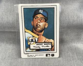 Mickey Mantle Porcelain Card