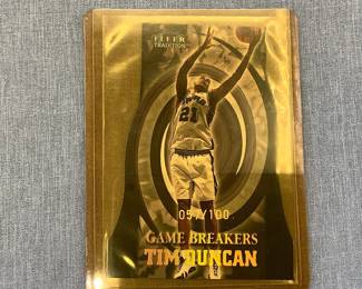 Tim Duncan limited edition 057 /100