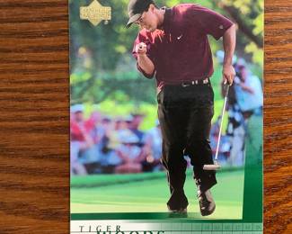 Highly collectible Tiger Woods Rookie Card