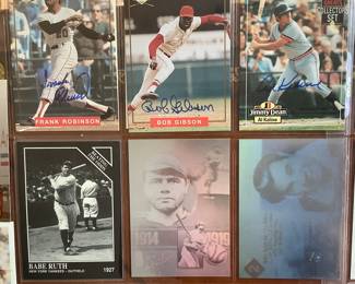 MANY autographed cards
