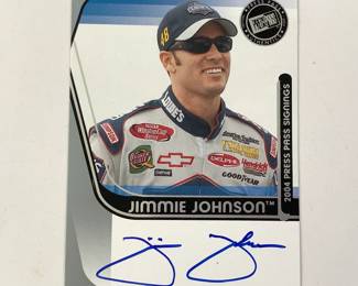 Autographed Jimmie Johnson