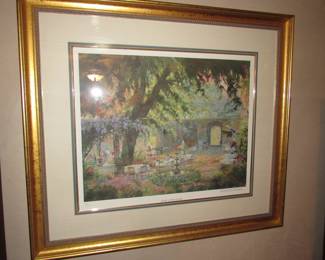 Signed & numbered Robert Rucker, "Court of Two Sisters"