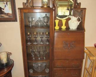 Antique side by side secretary