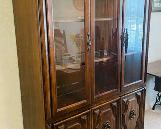 $175 China cabinet 53Wx79Tx16D
