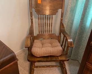 $80 wood rocker
