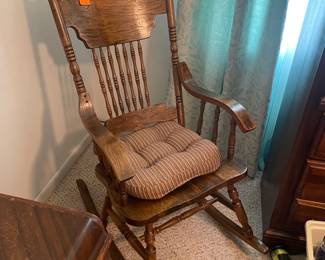 $80 wood rocker
