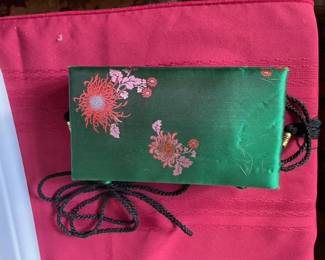 Asian clutch purse.