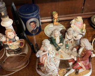 Vintage porcelain figures.