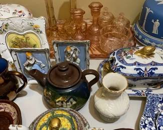 Carnival glass, teapots and much more!