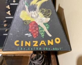 Cinzano lamp.