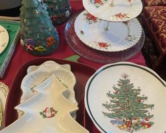 Assorted Holiday dishes.