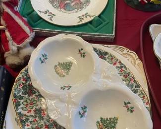 Assorted Holiday dishes.