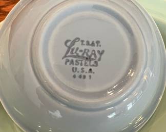 Vintage Lu-Ray ‘Pastel’ 37 piece china set