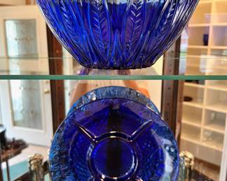 Royal Sapphire and American Blue glassware & dinnerware 