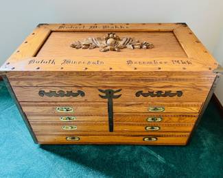 Unique hand made chest of drawers