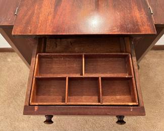 Martha Washington sewing cabinet with insert