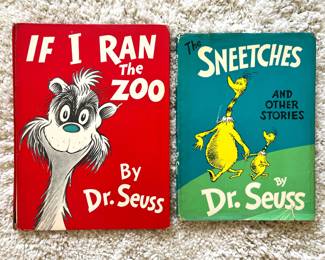 ‘If I Ran The Zoo’ and ‘The Sneetches and Other Stories’ by Dr. Seuss First Editions