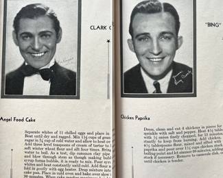 1933 ‘Midgie Knight’s Recipe Book of the Movie Stars’ 