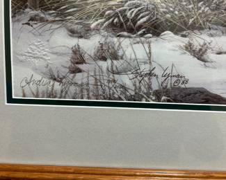 Stephen Lyman signed print