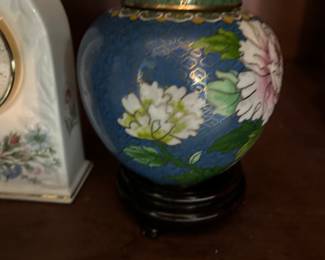 Cloisonné jar