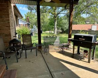 Char Broil Grill, Fire Pit, Glider 