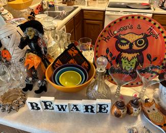 Kitchen and Halloween items